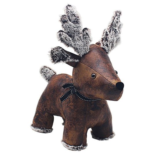 Stag Faux Leather Doorstop