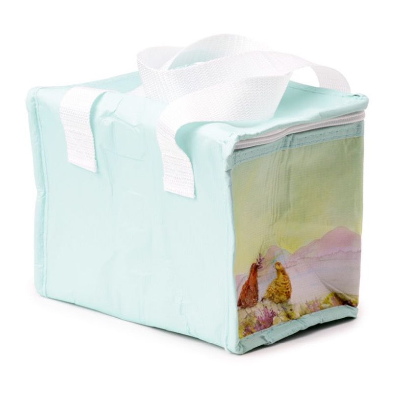 Reusable Insulated Lunch Bag in Higland Cow Design