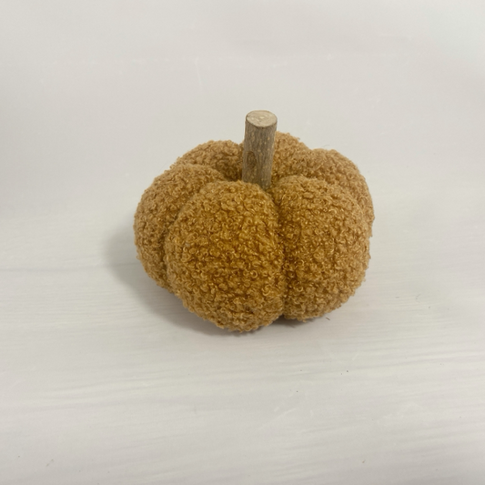 Light Brown fluffy Pumpkin in 2 sizes