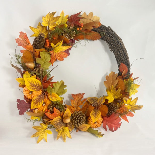 Large Autumnal Wreath 45cm