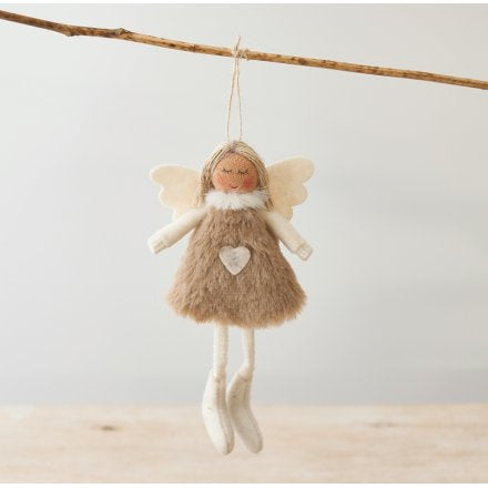 Hanging Angel in Beige