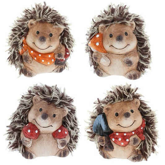 Country Hedgehog in 4 Designs