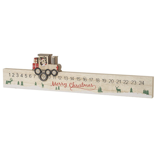 Merry Christmas Advent Ruler - Train