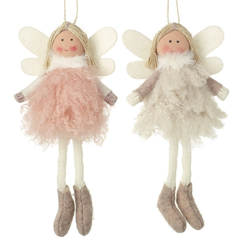 Girls In Pink & White Fluffy Dress Mix