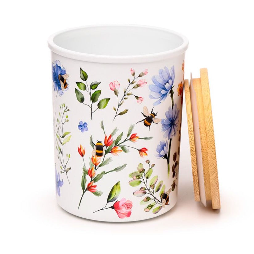 Jan Pashley Nectar Meadows Set of 2 Storage Jars S/M