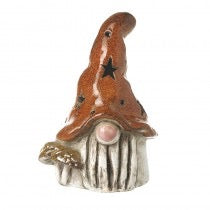 Stoneware Mushroom Gonk T.Light