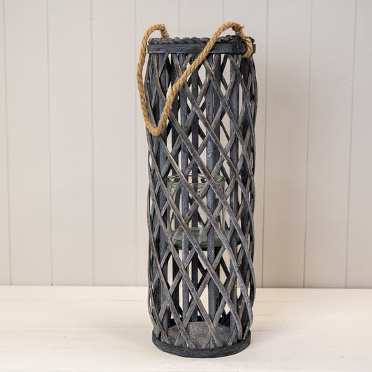 Grey Washed Lantern (50cm)