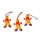 Hanging Ceramic Gingerbread Tree Decoration